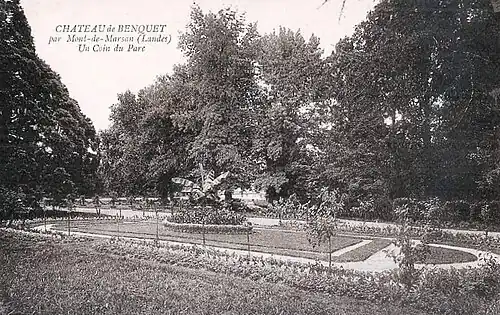 Photo ancienne du parc du château