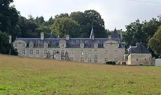 Château de la Ville Der : vue d'ensemble.