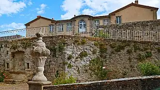 Accès à la terrasse.