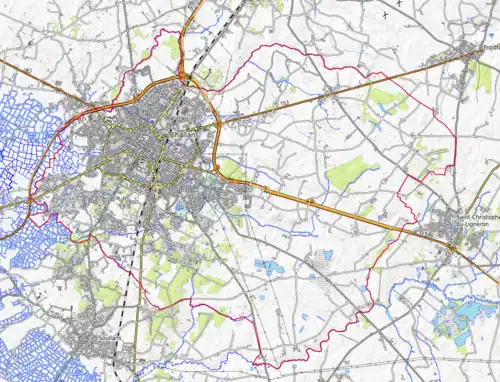 Carte topographique.