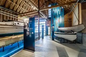 «Le temps des chaloupes», exposition permanente dans la chalouperie.