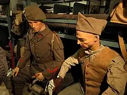 Chambrée des hommes.