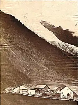 Le glacier en 1890.