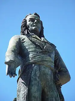 Statue de Jean-Étienne Championnet sur le Champ de Mars.