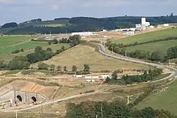 Entrée ouest du tunnel en septembre 2009.