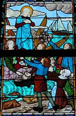 « Comment les enfants remercièrent la sainte Vierge de leur guérison ».