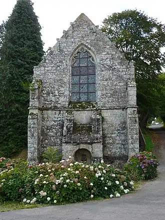 Chevet de la chapelle