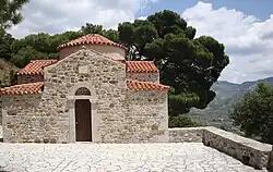 Chapelle Saint Charalampe au monastère d'Osios Loukas.