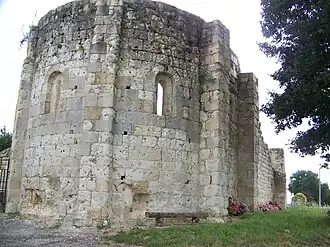 Abside de la chapelle Saint-Lannes.