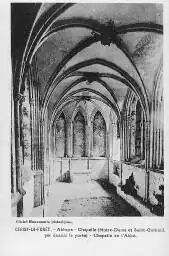 Intérieur de la chapelle Saint-Gerbold.