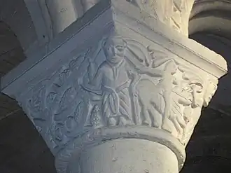 Chapiteau de Saint-Georges-de-Boscherville (Seine-Maritime).