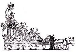 Char de la Reine des Reines de la rive droite 1902