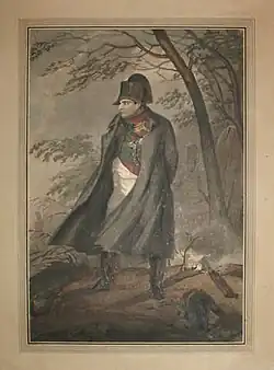 Charlet, portrait de Napoléon (1821).