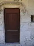 Porte et guichet d'un ermitage dans le grand cloître