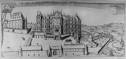 Par Claude Chastillon, vers 1600.