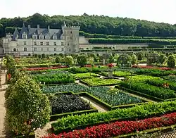 Jardins potagers du château de Villandry (France).