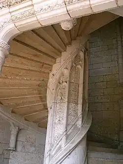 Détail de l'escalier.