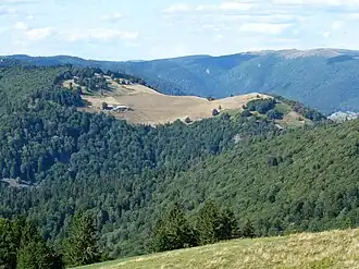 Le Felsachkopf vu depuis le Drumont.