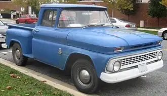 Pickup Chevrolet C10 Stepside de 1963.