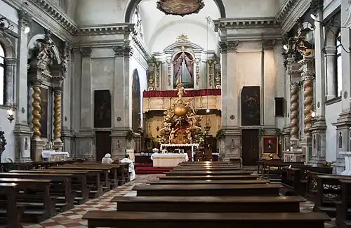 Vue intérieure de San Marziale