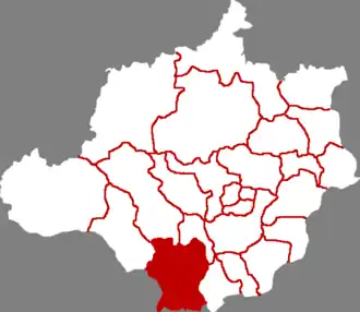 Localisation de Dìngzhou