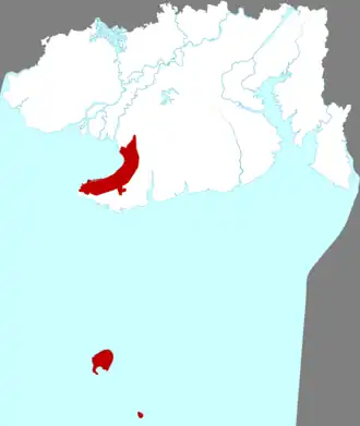 Localisation de Hǎichéng Qū