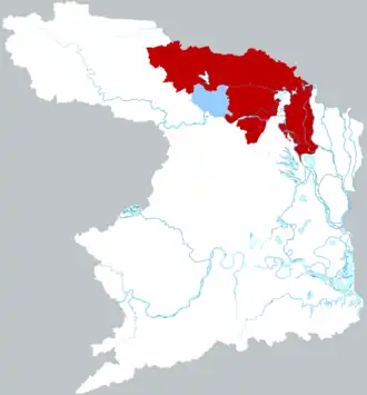 Localisation de Lǐ Xiàn