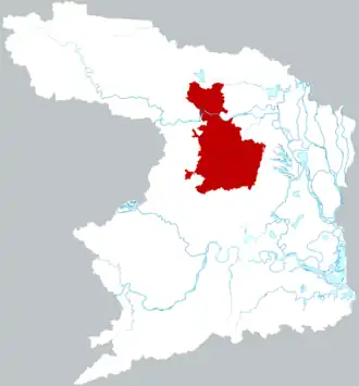 Localisation de Línlǐ Xiàn