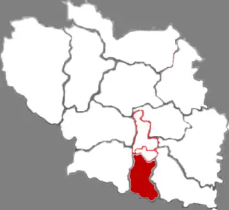 Localisation de Chángzhì Xiàn