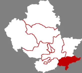 Localisation de Kuānchéng mǎnzú Zìzhìxiàn