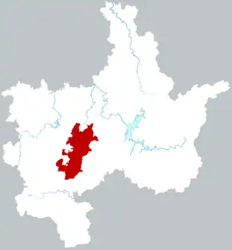 Localisation de Běihú Qū