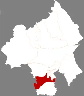 Localisation de Kālāqìn Qí