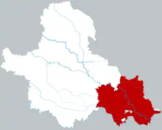 Localisation de Yǐngshàng Xiàn