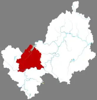 Localisation de Gǎngběi Qū