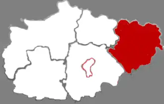 Localisation de Língchuān Xiàn