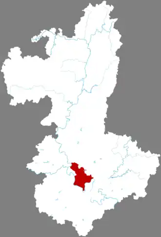 Localisation de Liǔběi Qū