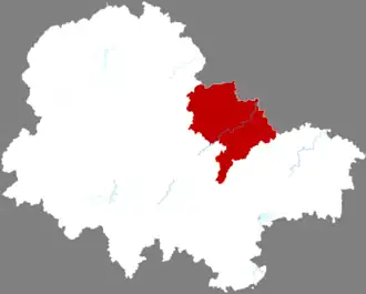 Localisation de Shā Xiàn