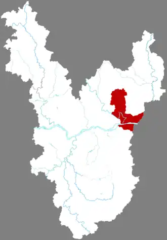 Localisation de Wànxiù Qū