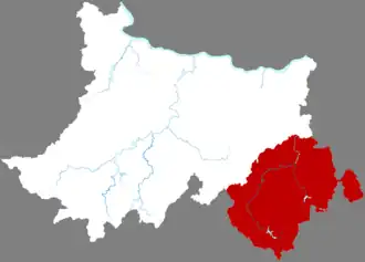 Localisation de Xīnxīng Xiàn