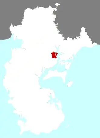 Localisation de Chìkǎn Qū