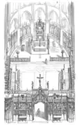 Jubé de la Cathédrale Notre-Dame de Paris (d'après Eugène Viollet-le-Duc).