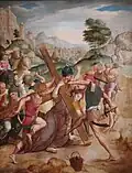 Lambert Lombard, Christ Carrying the Cross, 1529