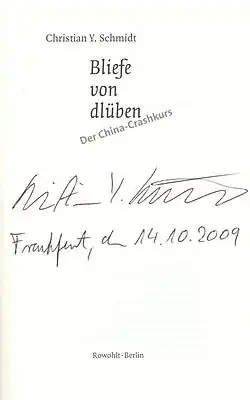 signature de Christian Y. Schmidt