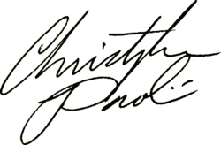Signature de Christopher Paolini