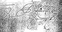 signature de Pedro Cieza de León