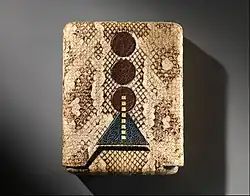 Étui à cigarettes en peau de serpent