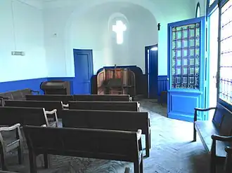 Chapelle : intérieur.