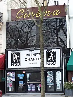 Le cinéma Chaplin-Denfert.