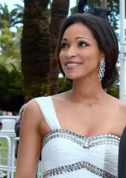 Cindy Fabre au Festival de Cannes 2013.