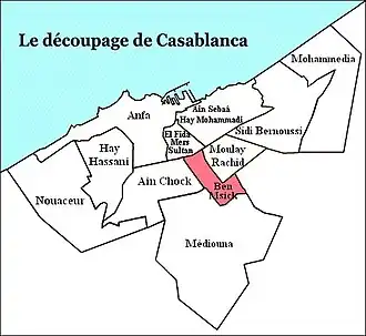 Carte de la circonscription.